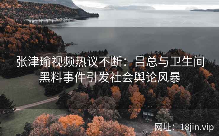 张津瑜视频热议不断：吕总与卫生间黑料事件引发社会舆论风暴