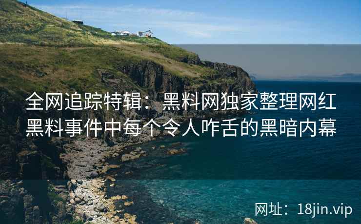 全网追踪特辑：黑料网独家整理网红黑料事件中每个令人咋舌的黑暗内幕
